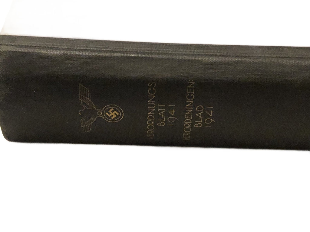 Boek: Verordnungsblad für die besetzen Niederländischen gebiete Jahr 1941