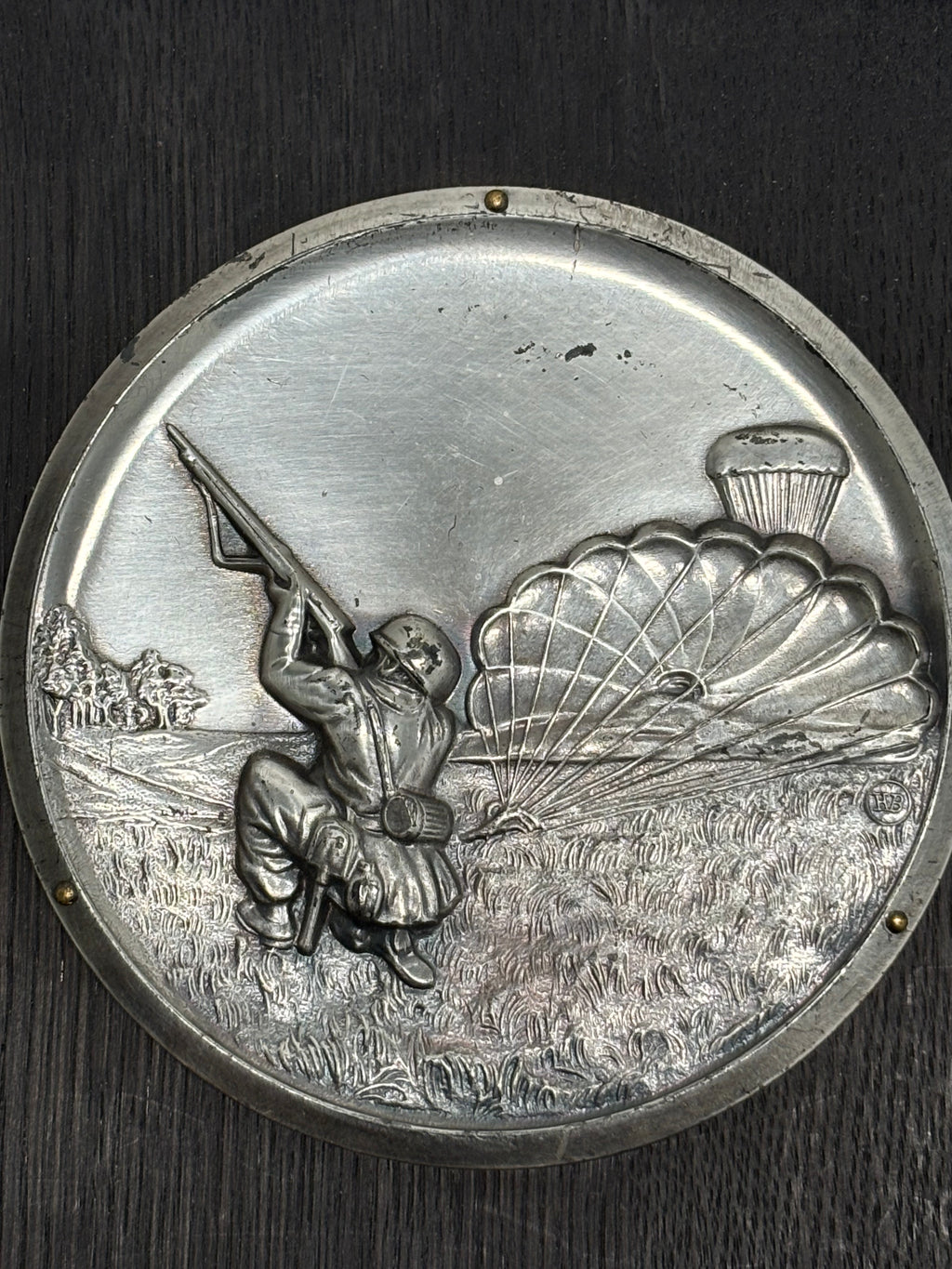 Originele Duitse WW2 Fallschirmjäger wandplaquette