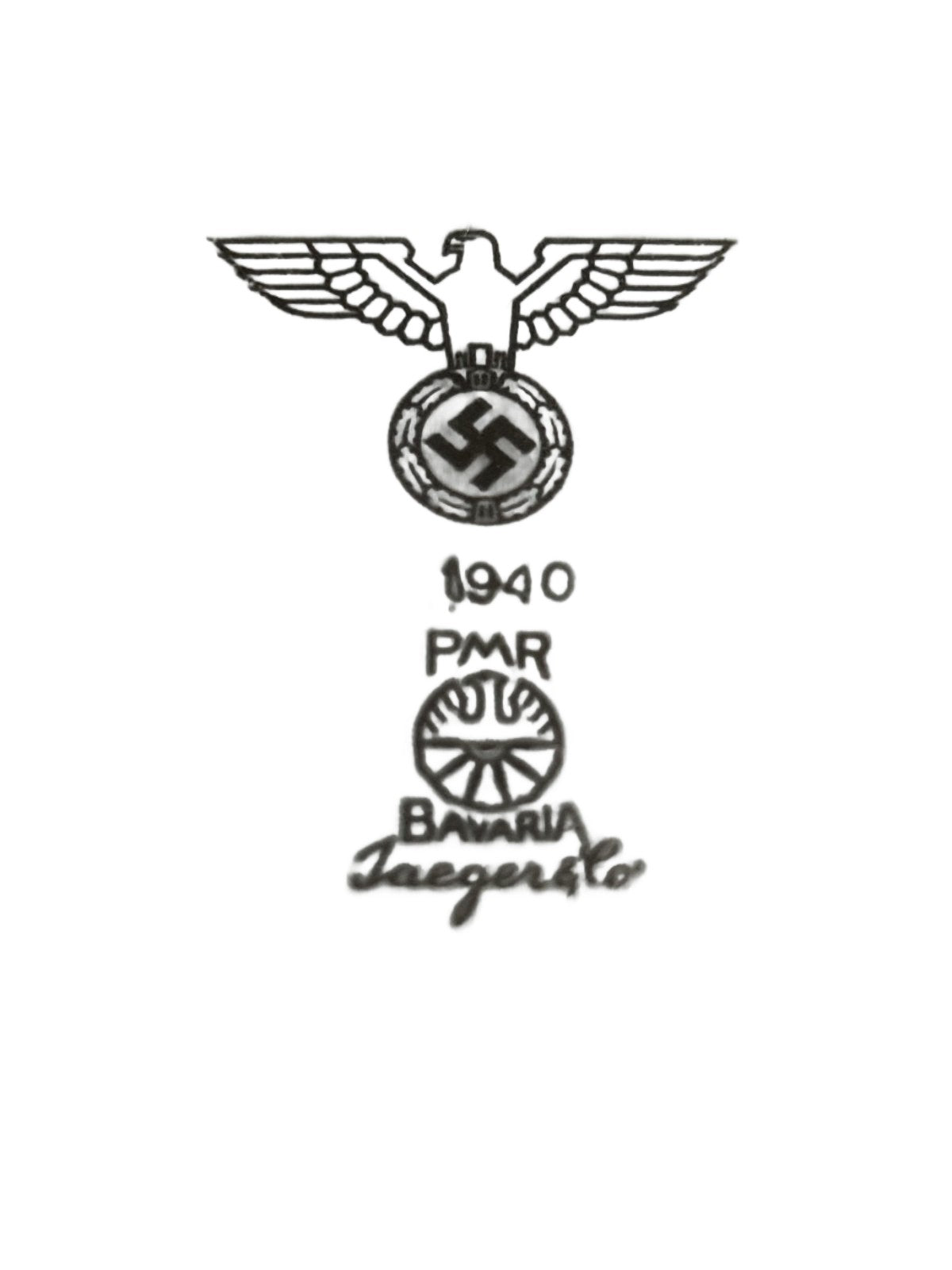 Wehrmacht Porseleinen bord  1940