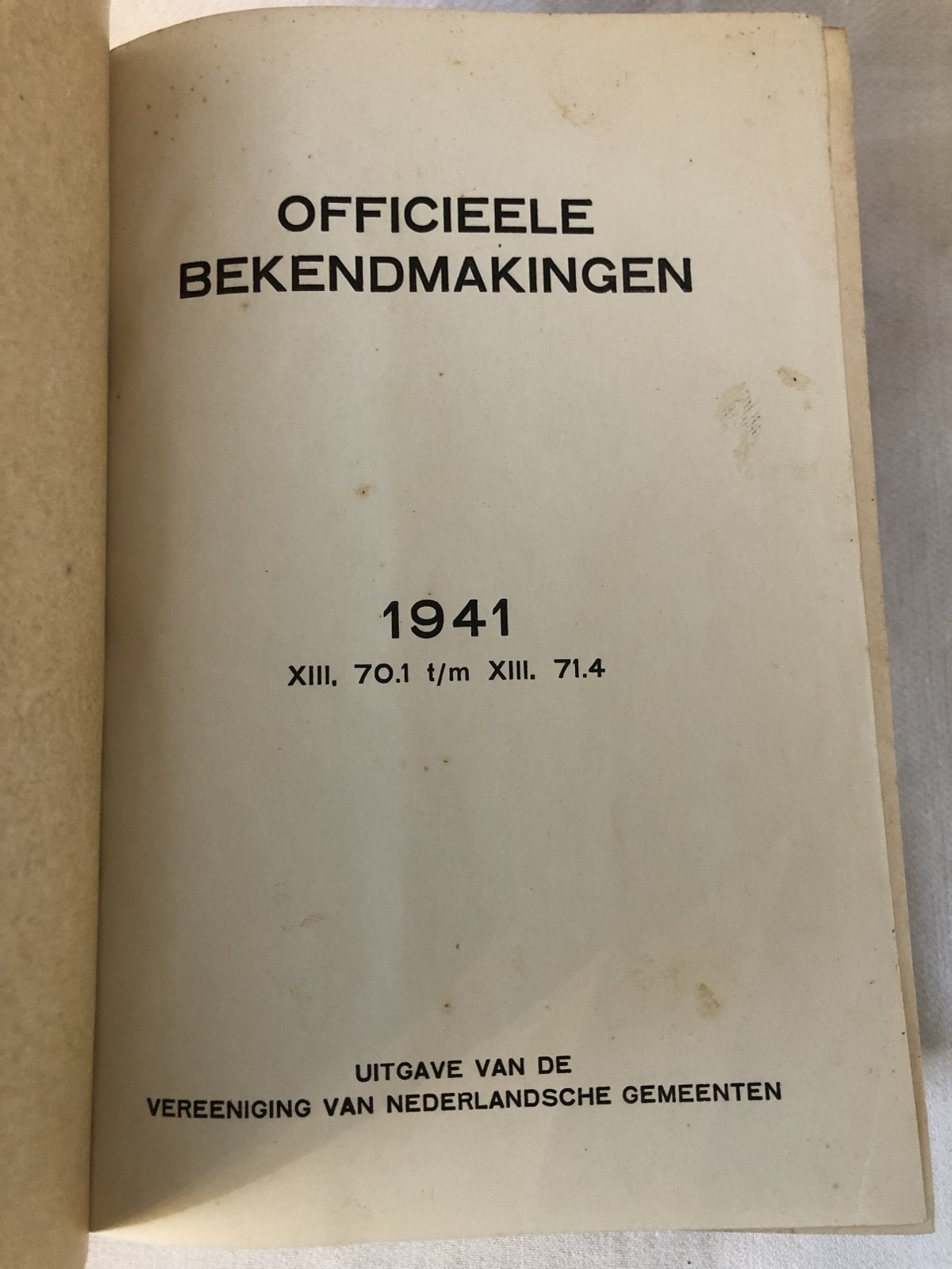 Officieele Bekendmakingen 1941