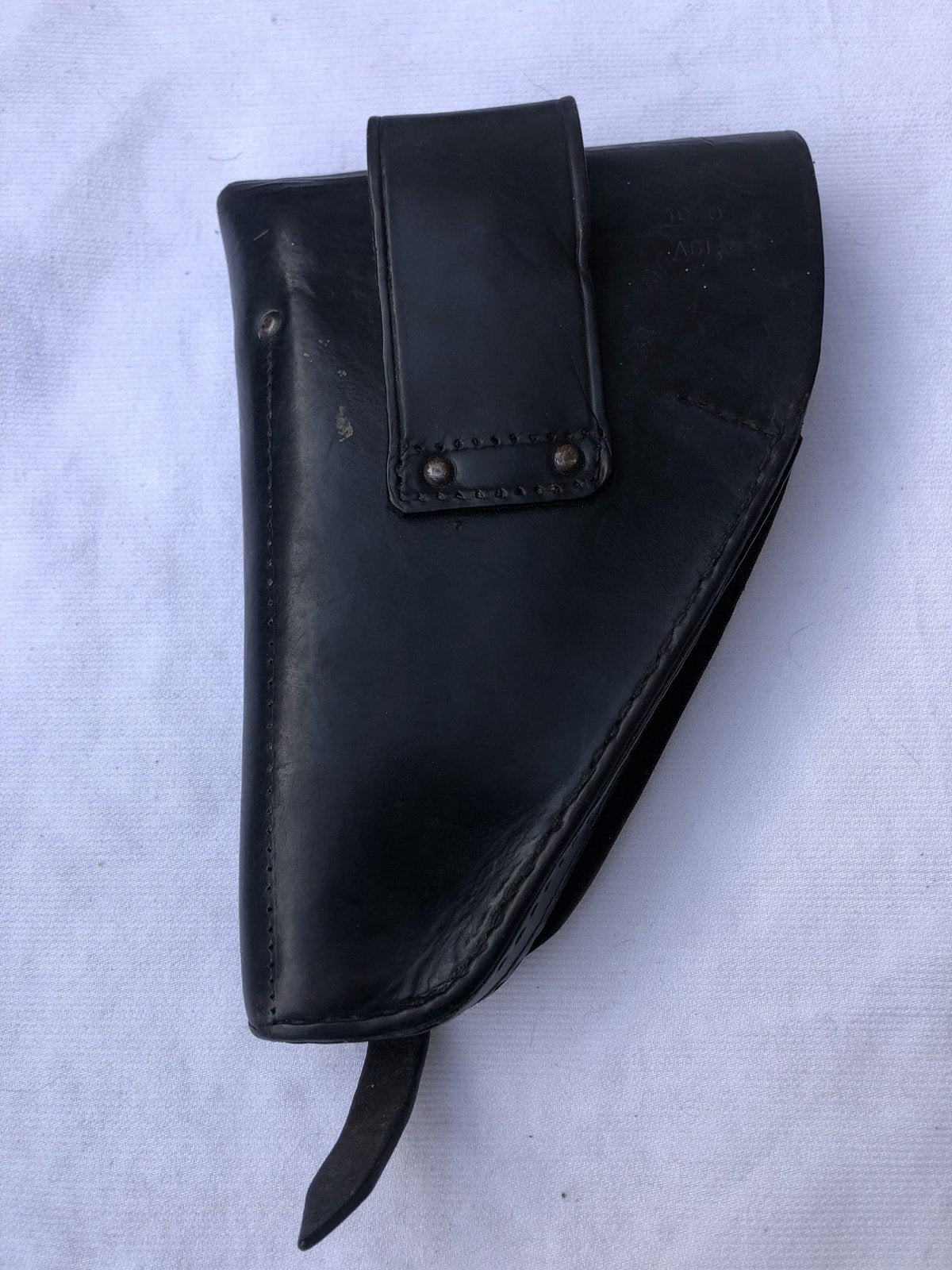 Zwart lederen Pistoolholster wo2