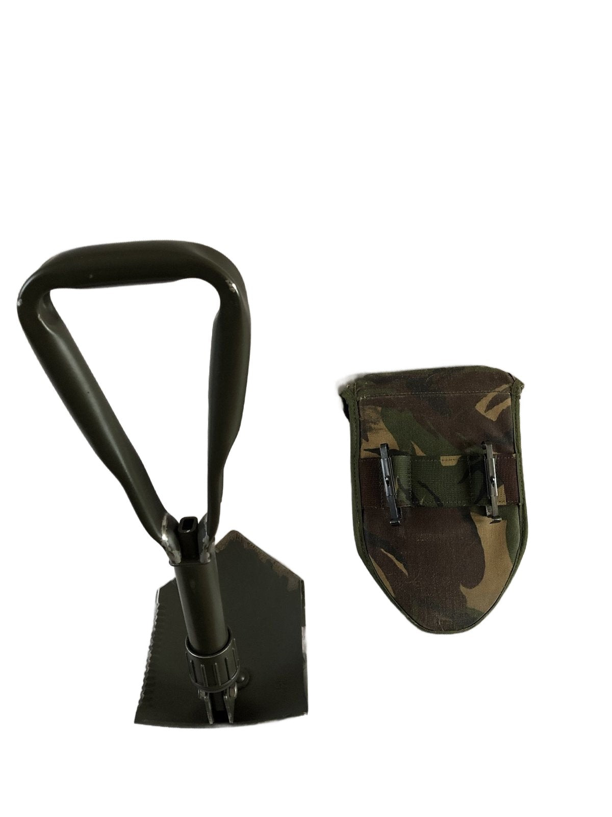 Klapschop in Woodland camouflage hoes