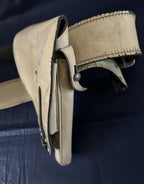 Witte koppel en Pistool holster Politie jaren 50