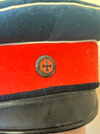 Duitse WW1 Pruisische Landwehr / Reserve Schirmmütze 1915