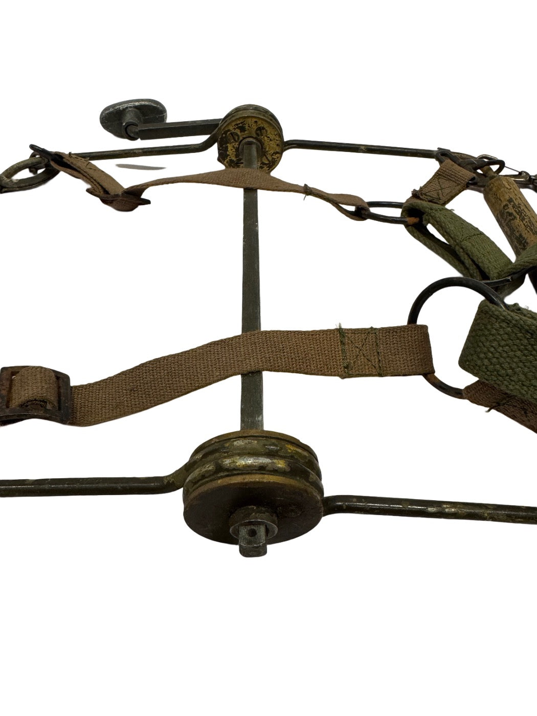 WW2 US signal corps reel RL-39 & ST34 + 35 support straps