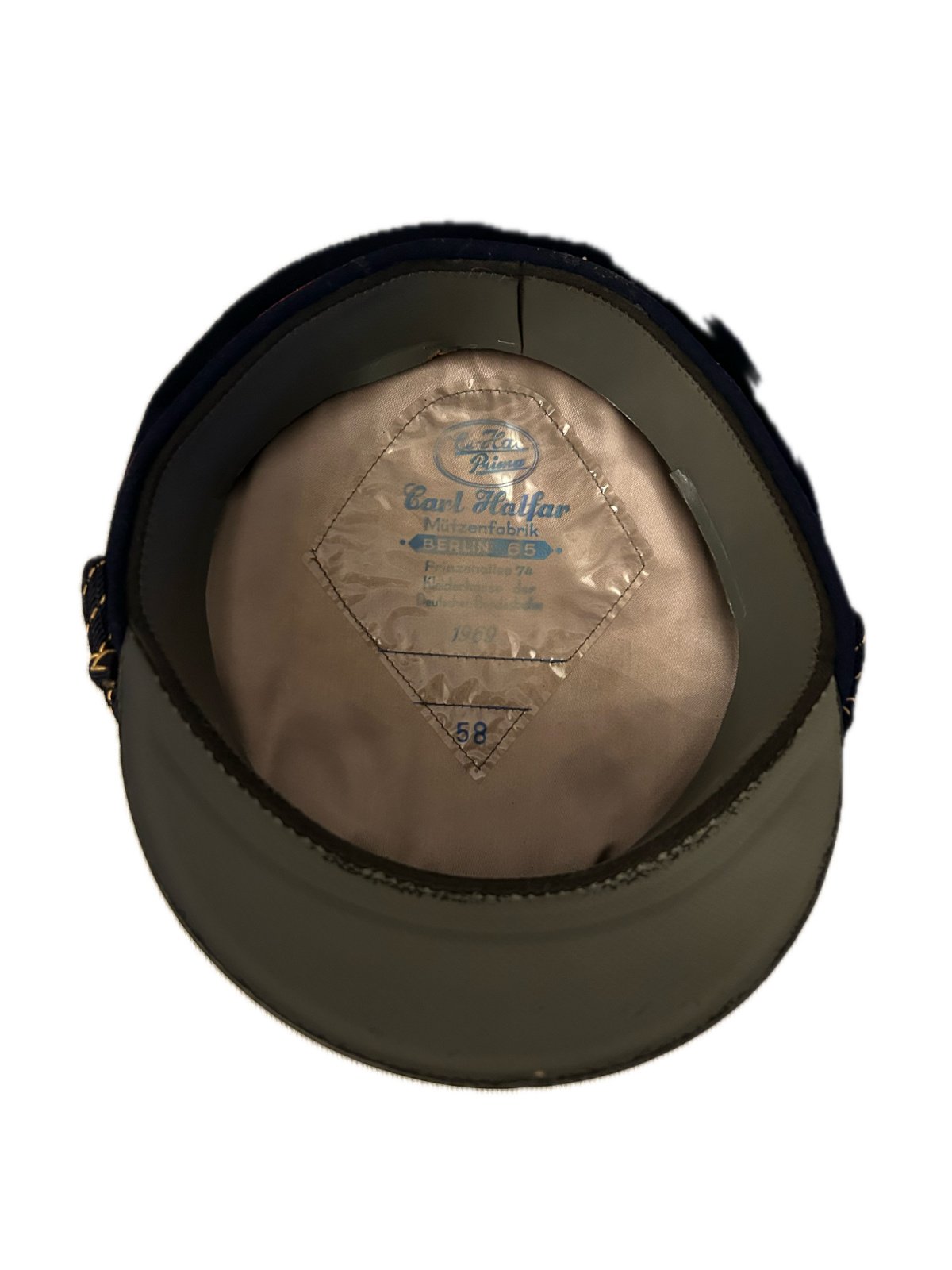 DDR  Reichsbahn Schirmmutze