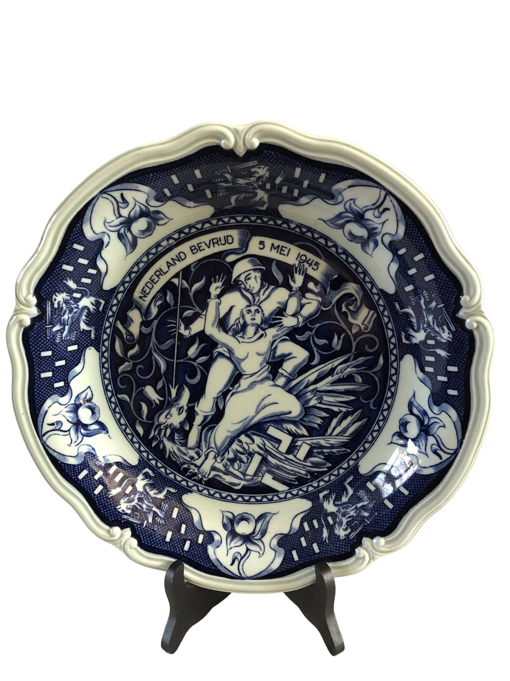 Herdenkingsbord Nederland Bevrijd ,5 mei 1945