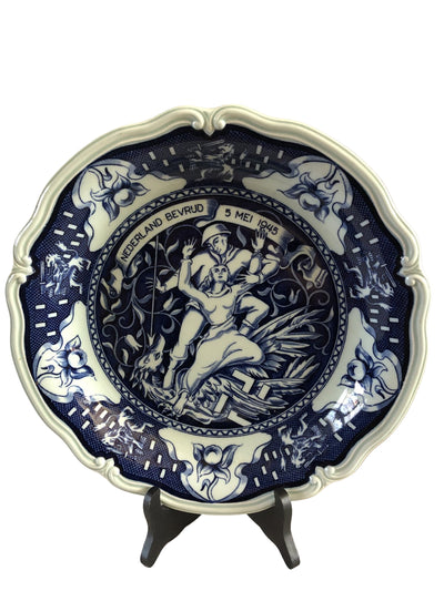 Herdenkingsbord Nederland Bevrijd ,5 mei 1945