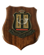 Houten  wandschildje Garderegiment Jagers