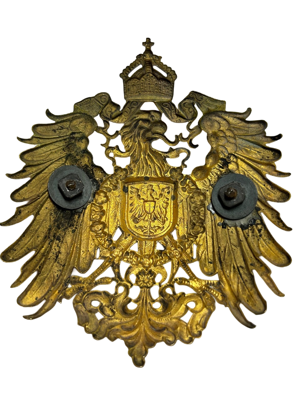 Imperiale Duitse koloniale pithhelm-adelaar helmplaat