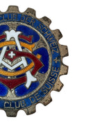 Vintage geëmailleerde “Automobil Club der Schweiz” plaquette