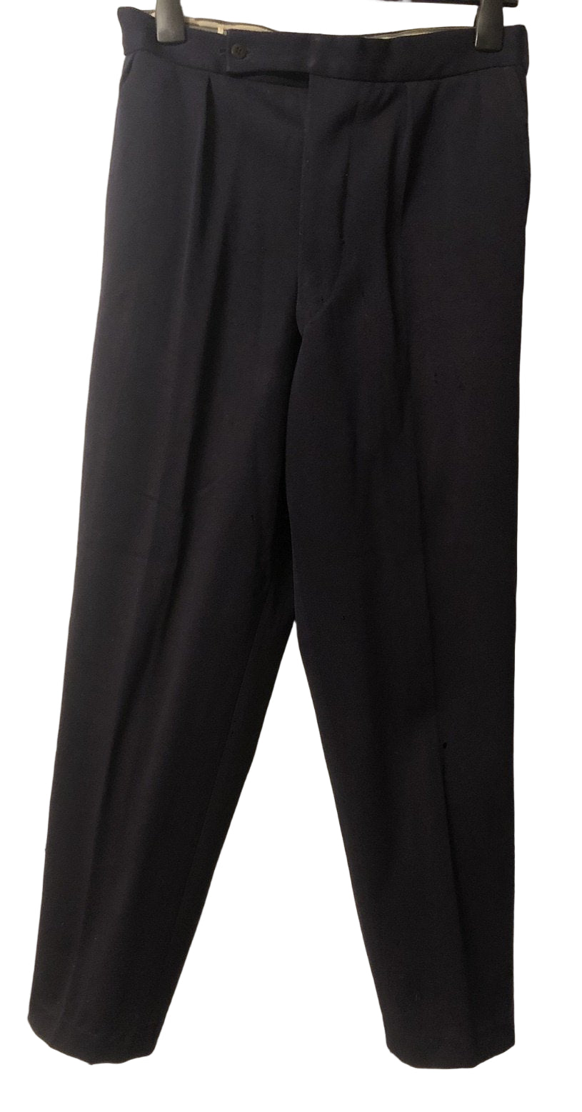 Pantalon zwart met rode bies