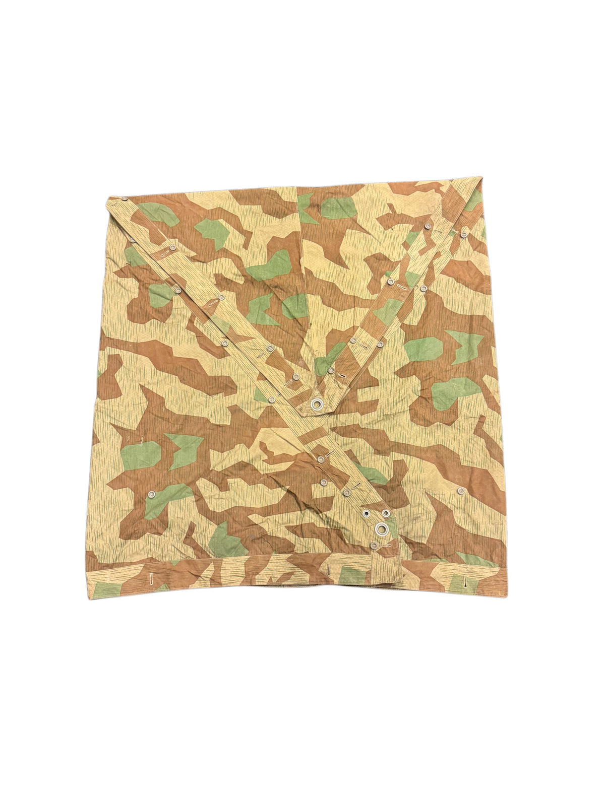 Original German Wehrmacht M31 Splittertarn camouflage shelter quarter