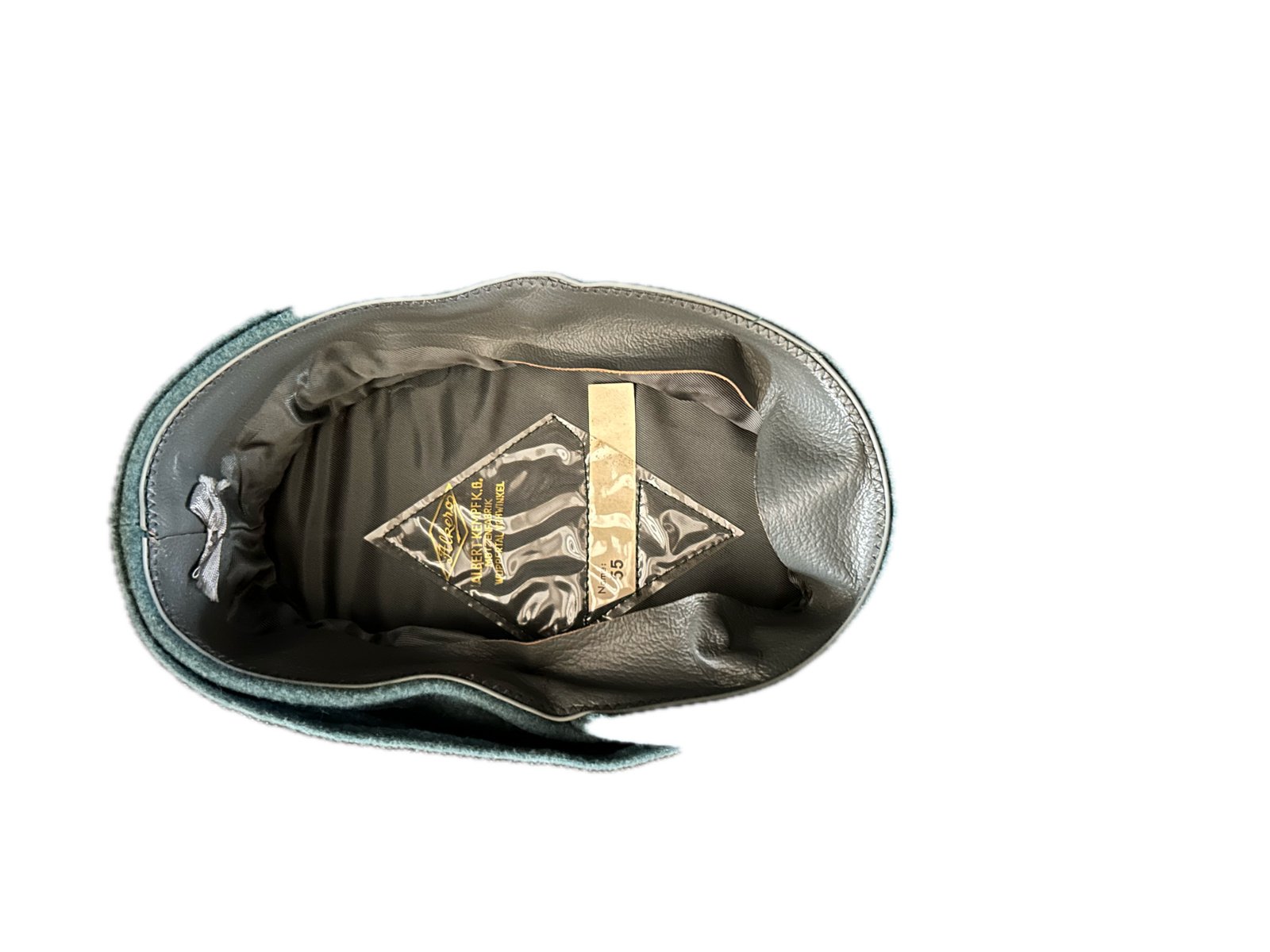 Einheitsmütze Polizei Nordrhein Westfalen 1960