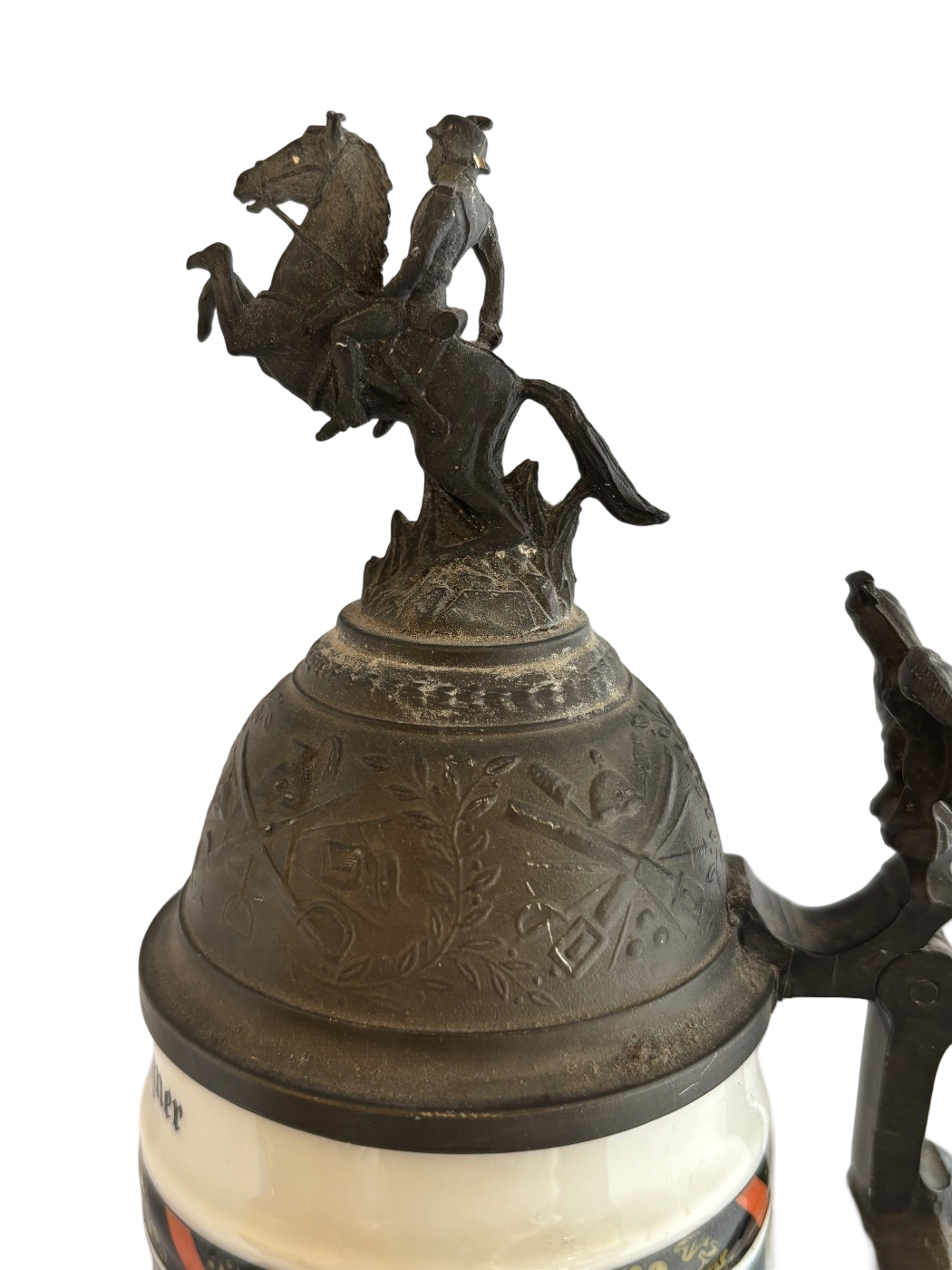 German reservist beer stein