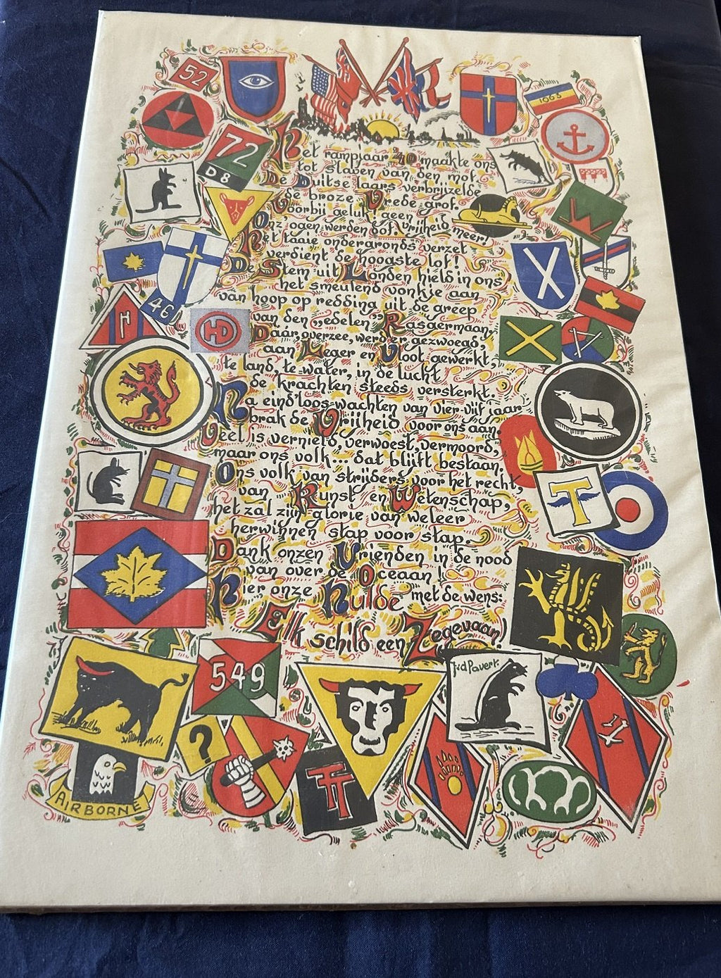 Oorkonde Bevrijding Nederland