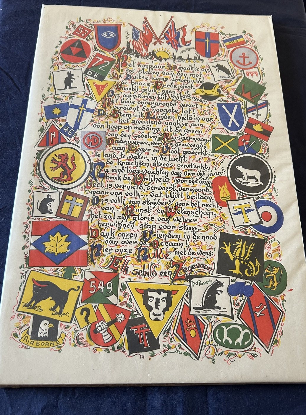 Oorkonde Bevrijding Nederland