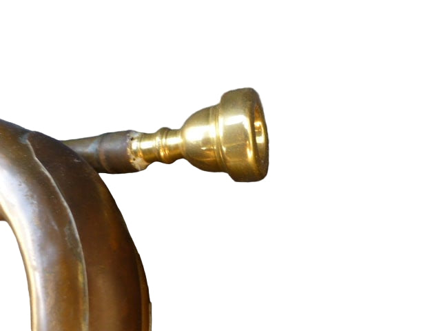 Koperen signaalhoorn 40-50er jaren