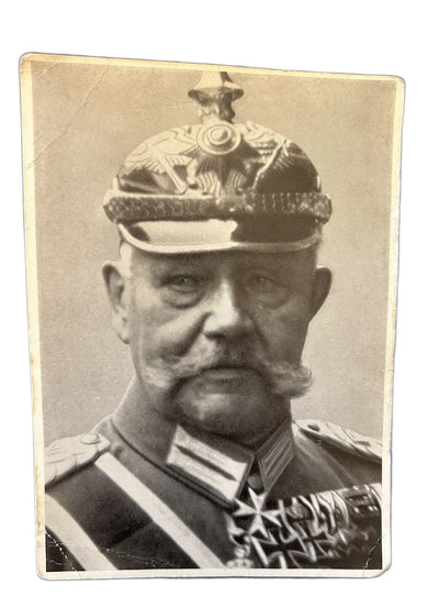 Ansichtkaart -Reichspräsident Paul von Hindenburg