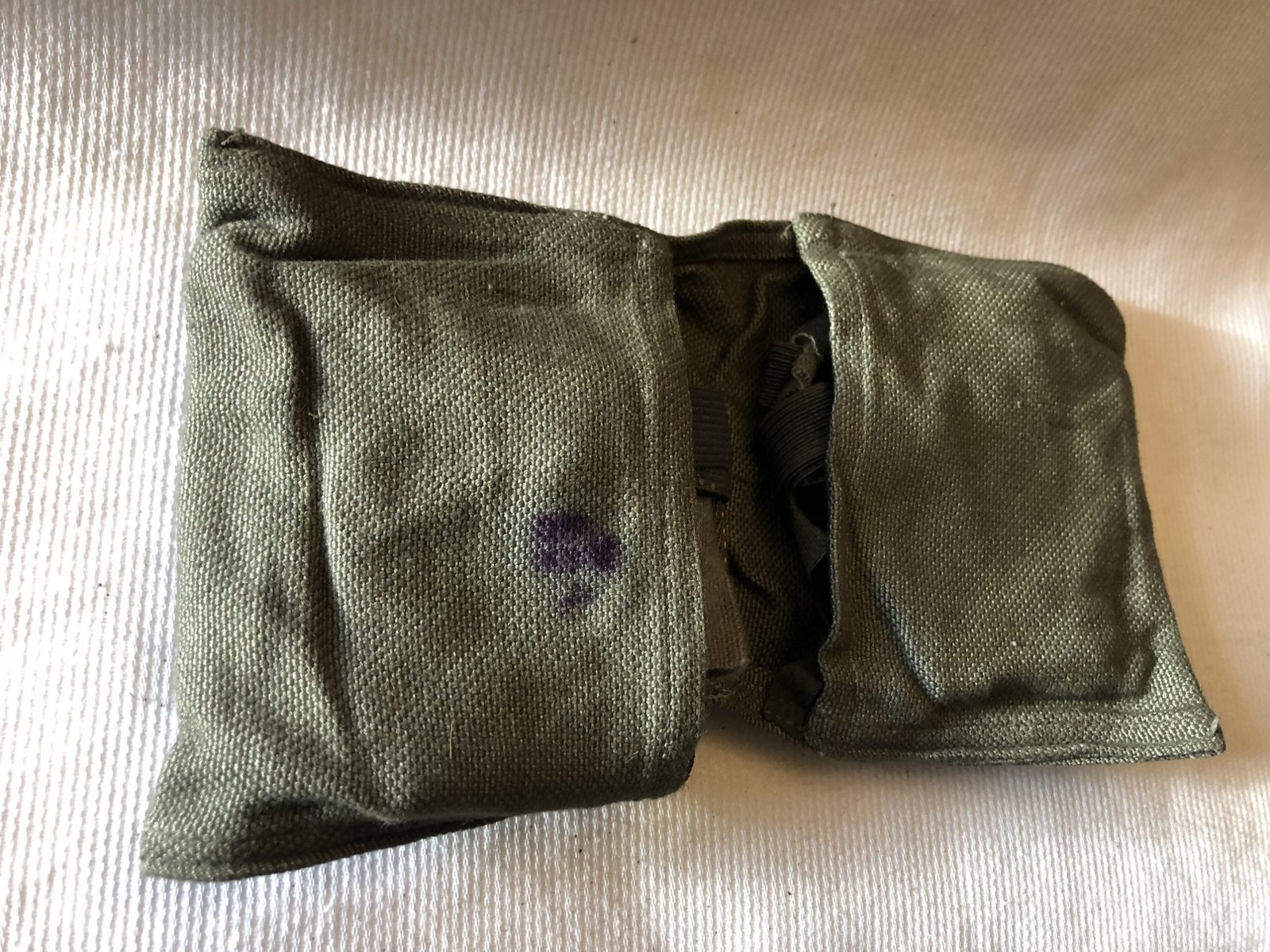 2 Wehrmacht stofbrillen in hoesje wo2 ( Augenschützer)