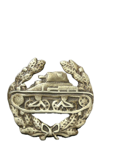 Emblème du béret argenté du véhicule de combat KNIL