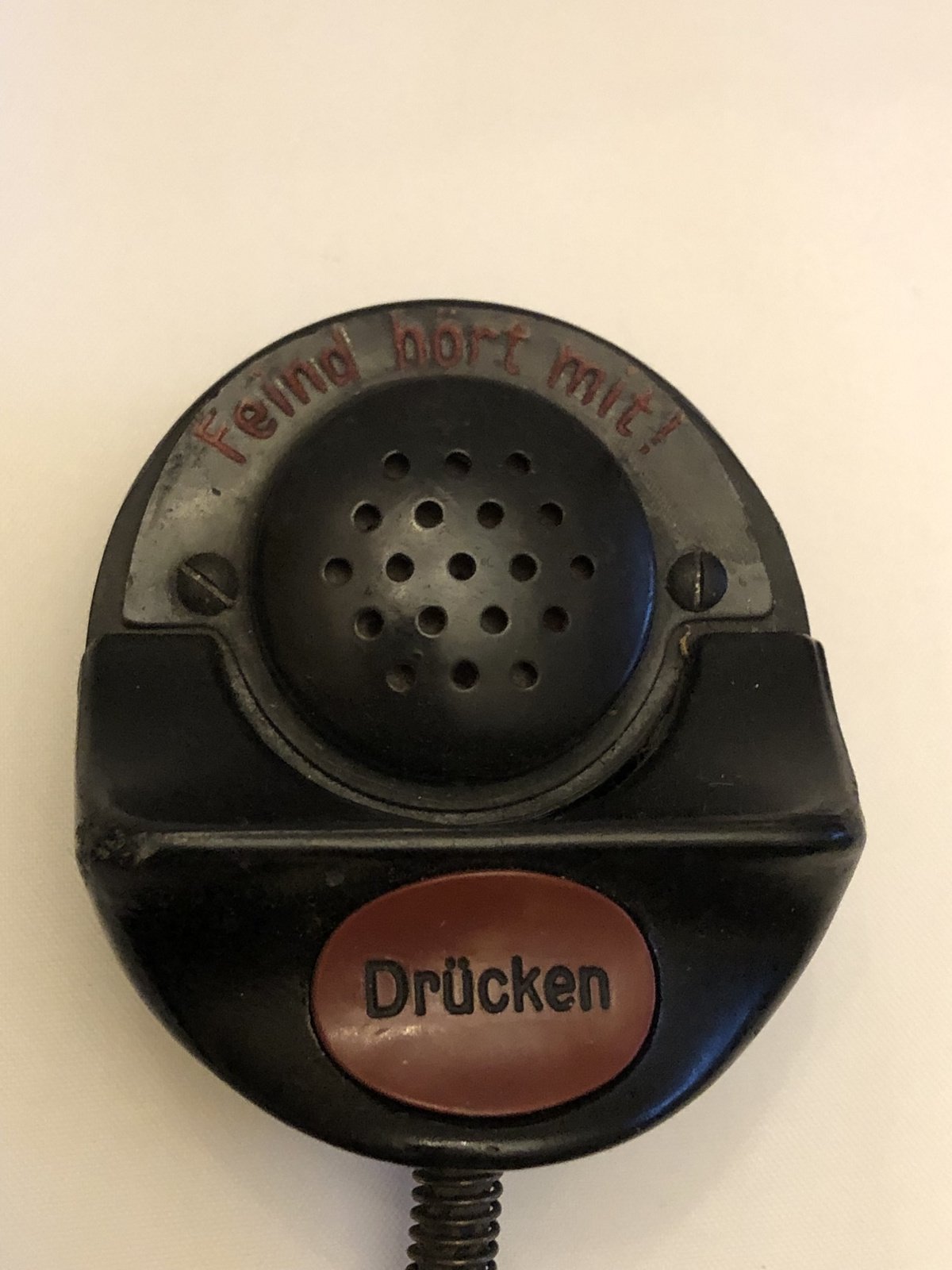 Duitse Panzer Radio microphone ww2