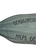 Zeldzame Franse Vichy Gendarmerie Auxiliaire Armband WW2