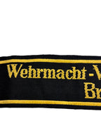 Bande de bras Wehrmacht-Verkehrsdirektion Brüssel Seconde Guerre mondiale
