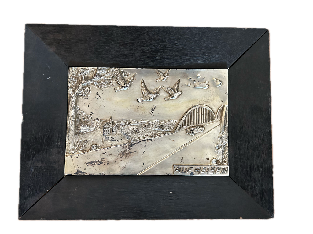 Ingelijste kader "Auf Reisen"   30er jaren