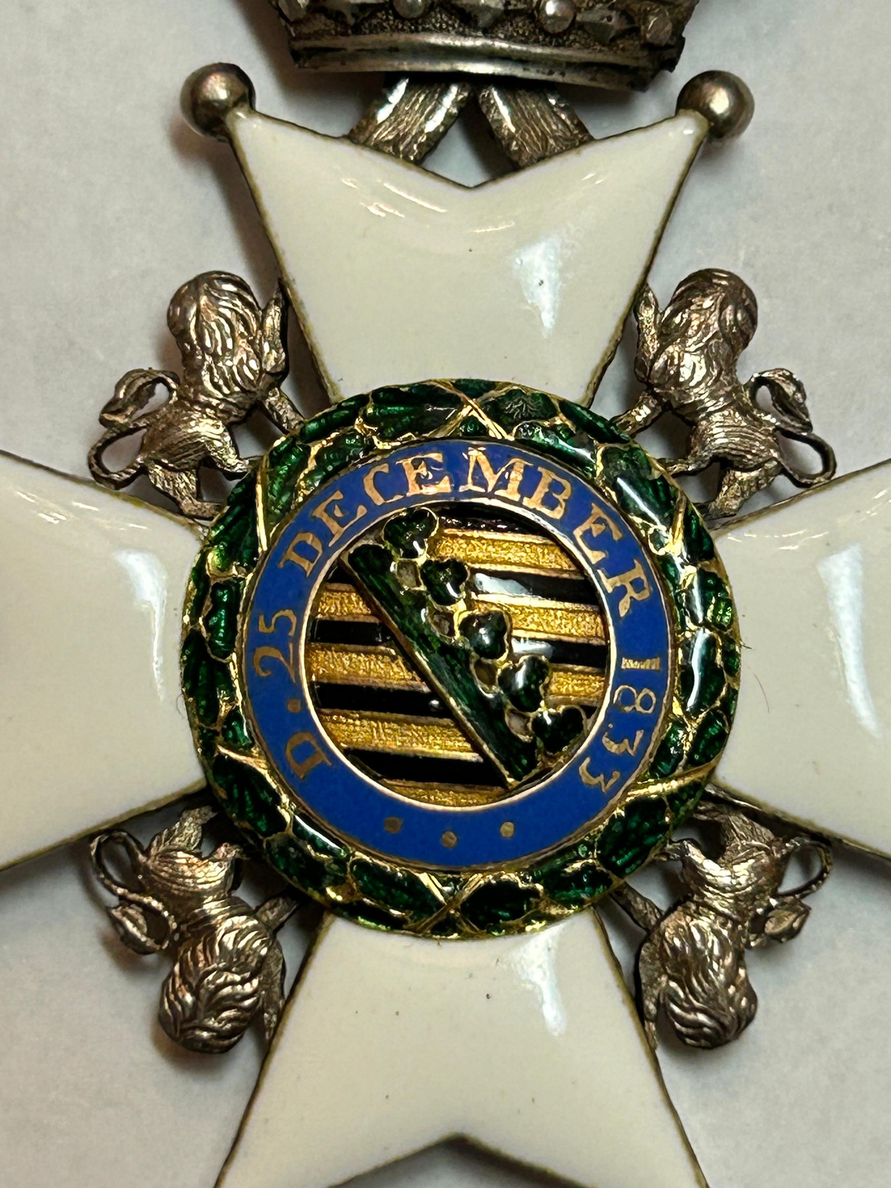 Ritterkreuz 2. Klasse van de Herzoglich Sachsen-Ernestinischer Hausorden