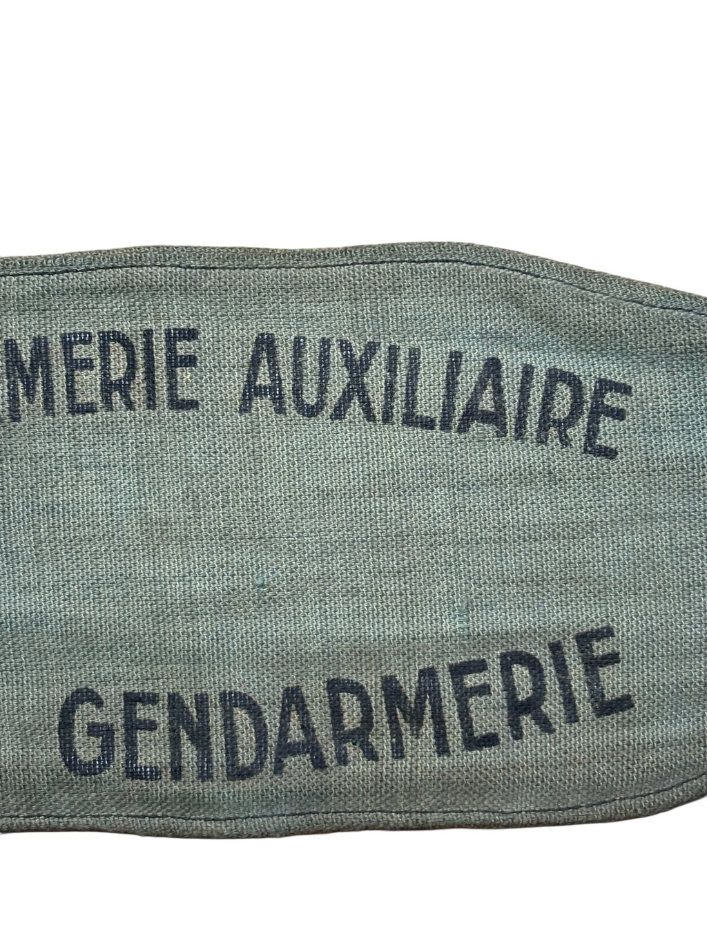 Zeldzame Franse Vichy Gendarmerie Auxiliaire Armband WW2
