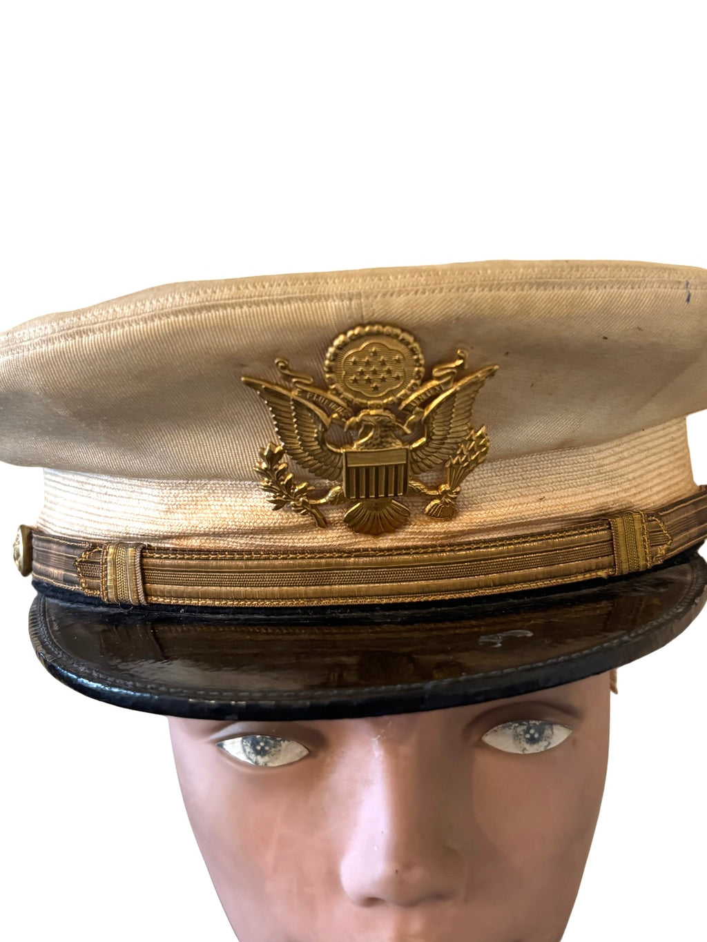 WW2 US Army witte zomerpet