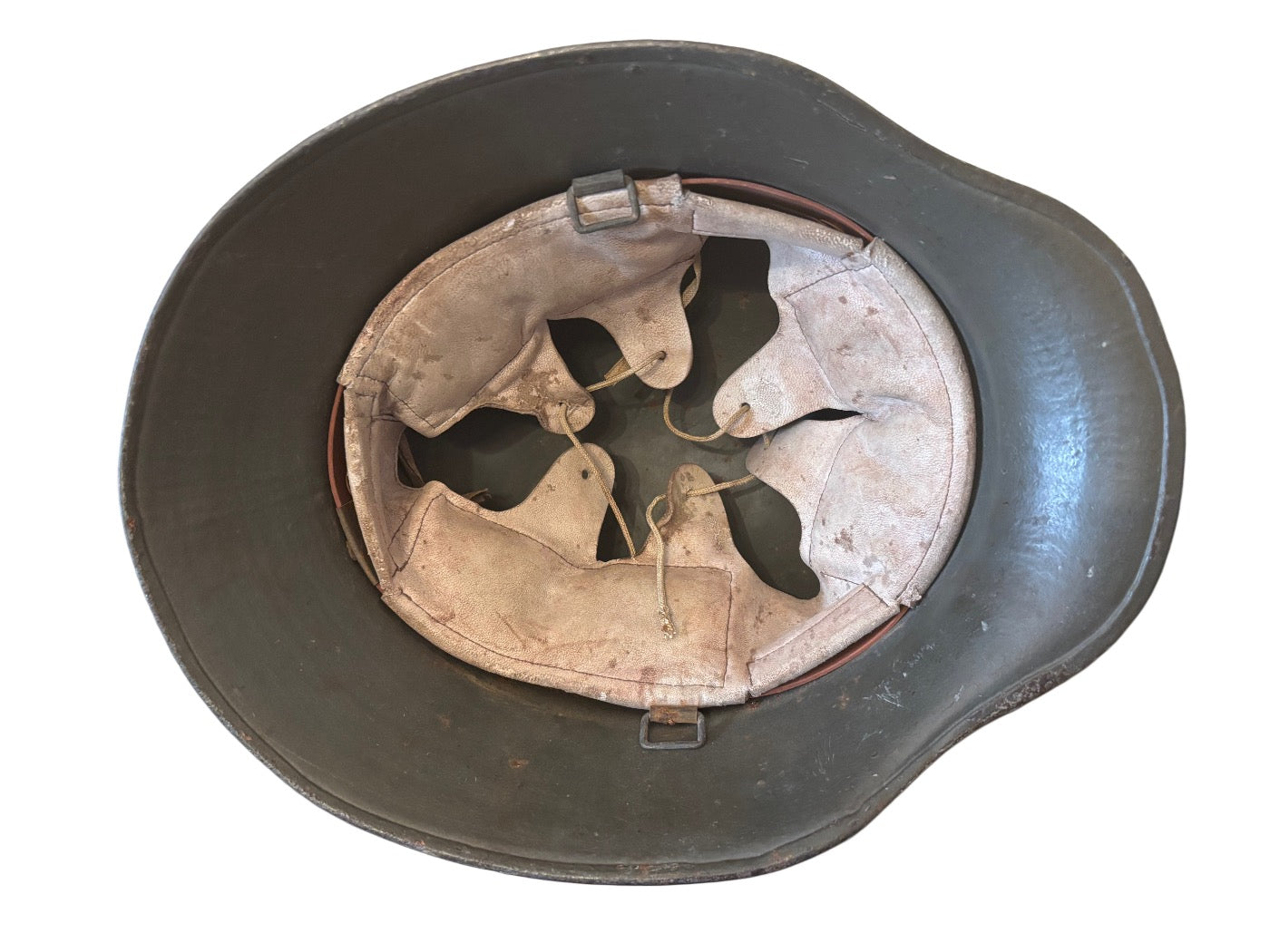 Duitse stahlhelm M17 WW1 - TJ66 - Zeldzaam binnenwerk