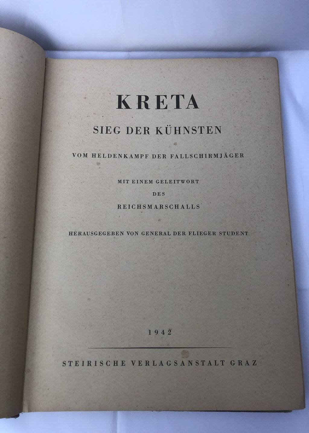 Boek: Kreta Sieg der Kühnsten 1942