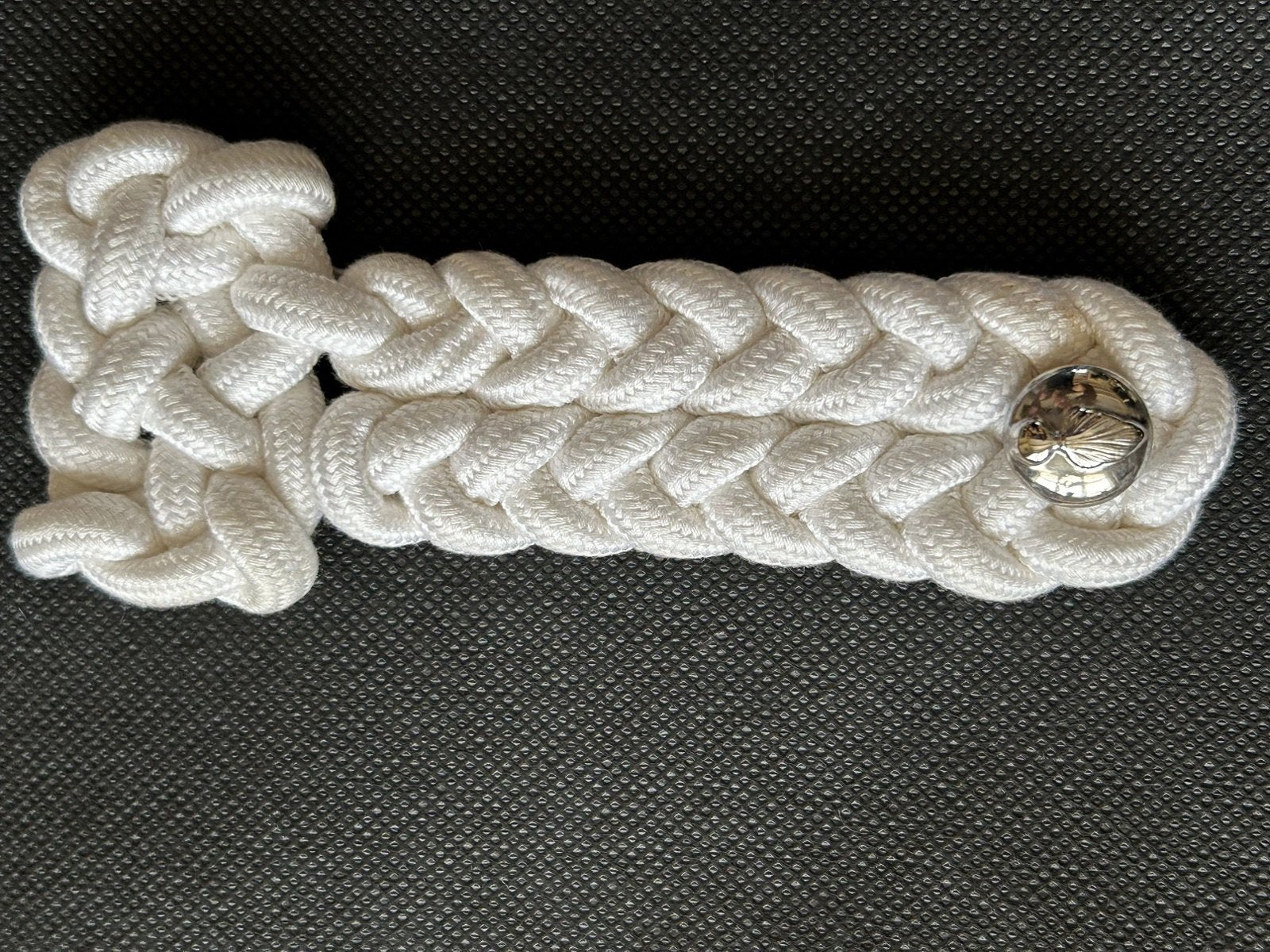 Witte epauletten +nestel