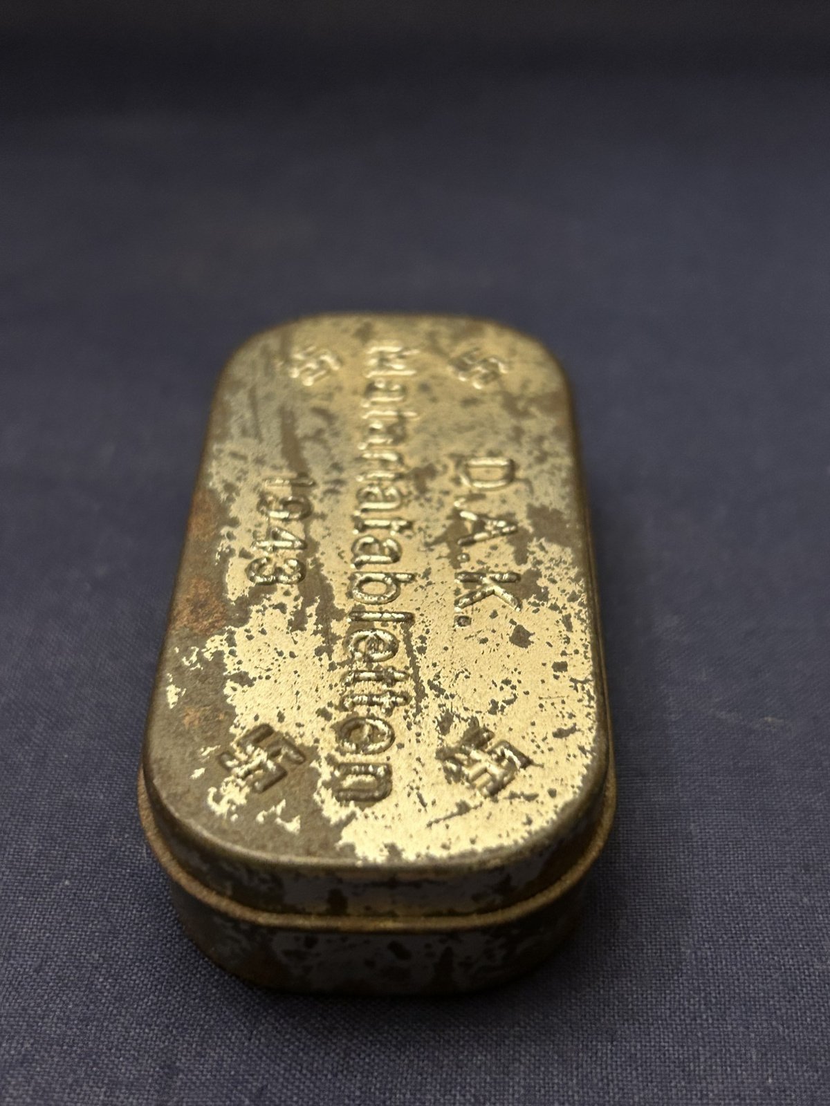 D.A.K . Malariatabletten  blikje 1943