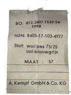 KLU pet onder Officier maat 57