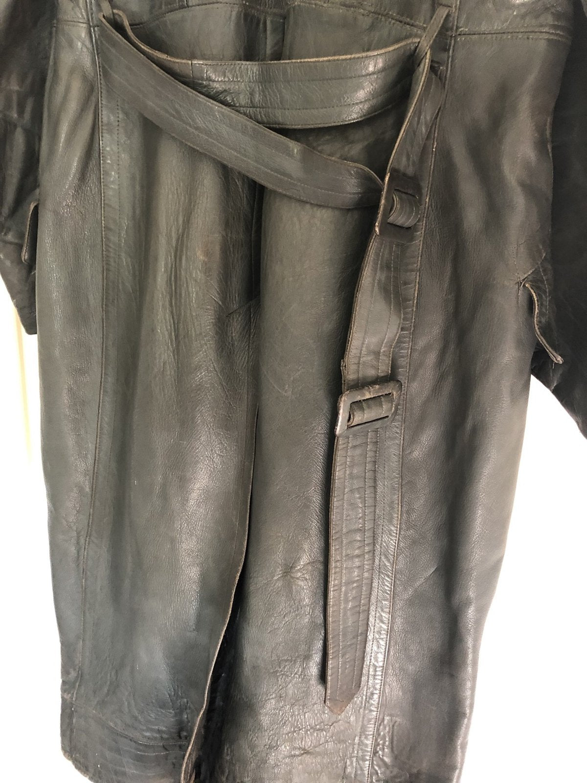 Lederen Officiers mantel