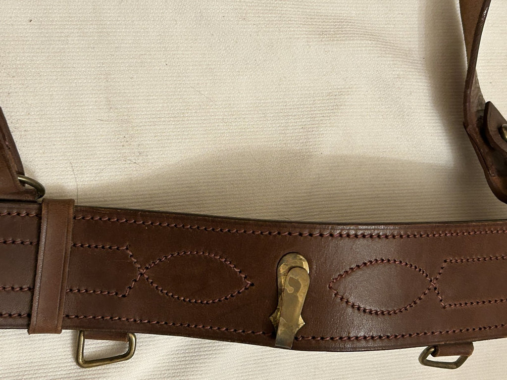 Bruin lederen Sam Brown koppel