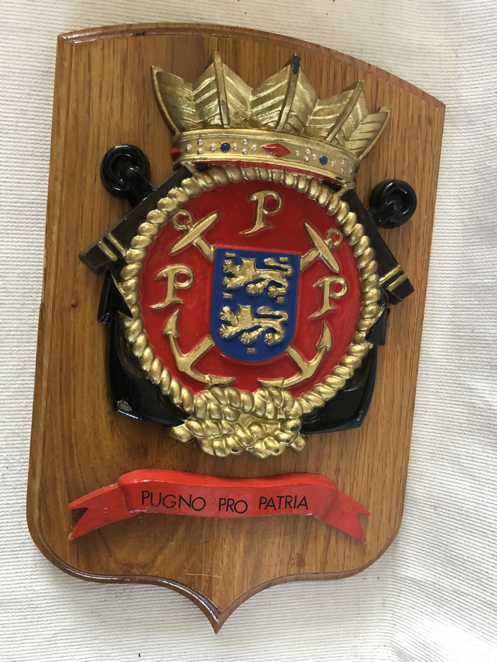 Nieuwediep Willemsoord Marine wand schildje