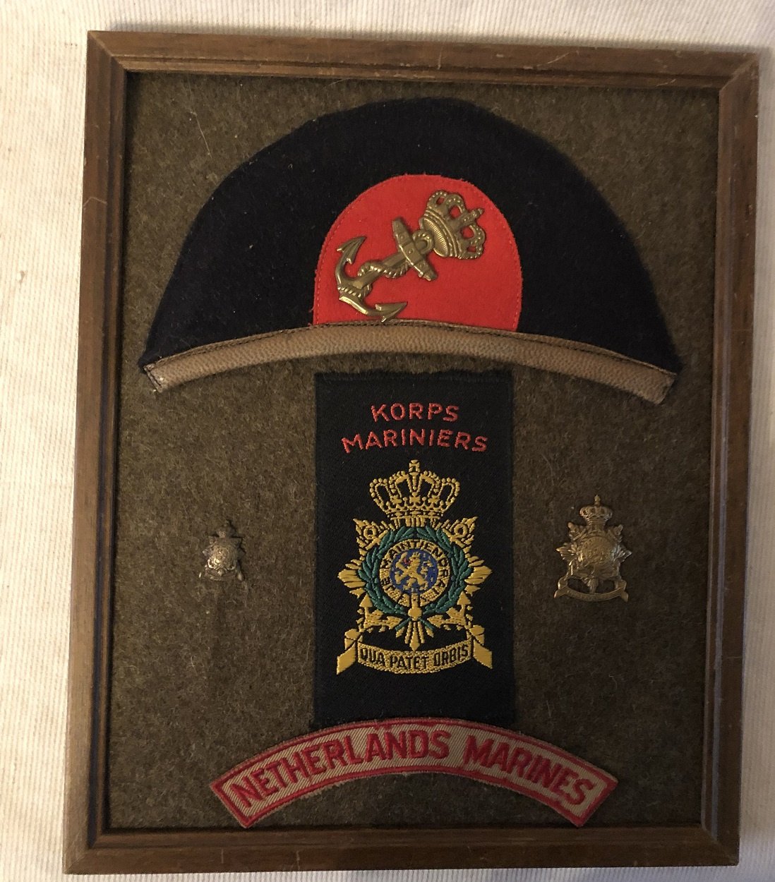 Mariniers embleem van veteraan