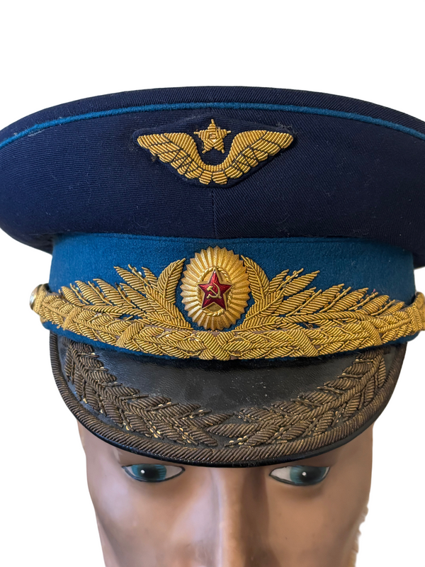Rare Russian Parade Generals Air Force cap hover image