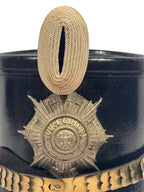 Preußischer Mannschafts-Tschako für das Garde-Jäger- oder Garde-Schützen-Bataillon, Modell ca. 1910–1914