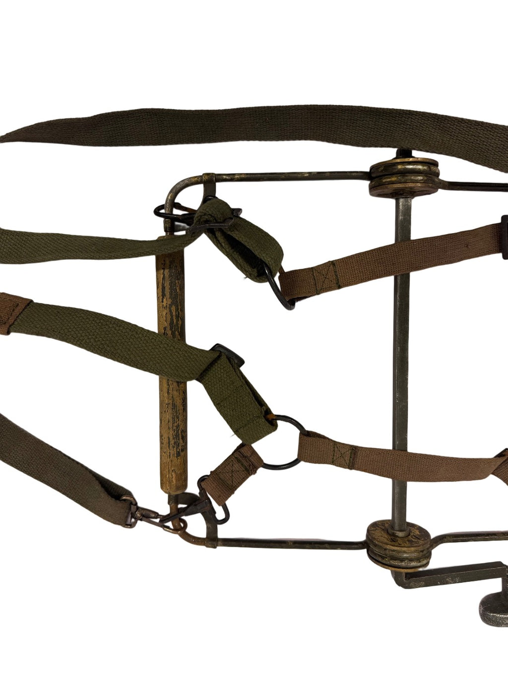 WW2 US signal corps reel RL-39 & ST34 + 35 support straps