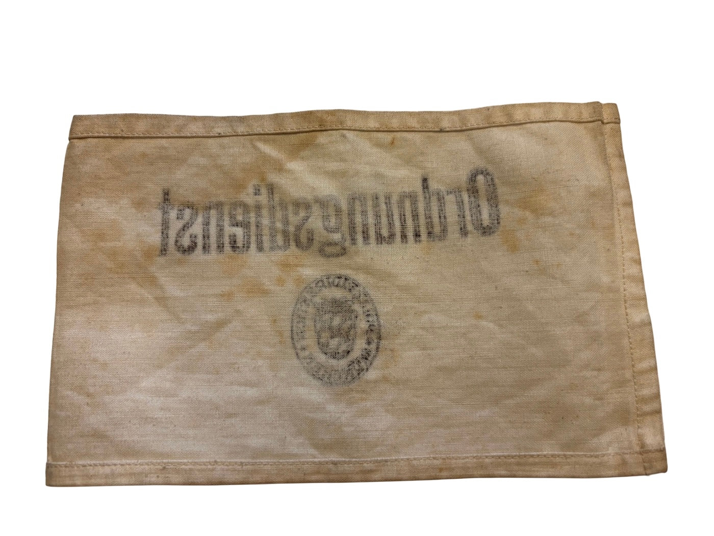 Zeldzame omkeerbare Ordnungsdienst & Stadtwacht Armband WW2