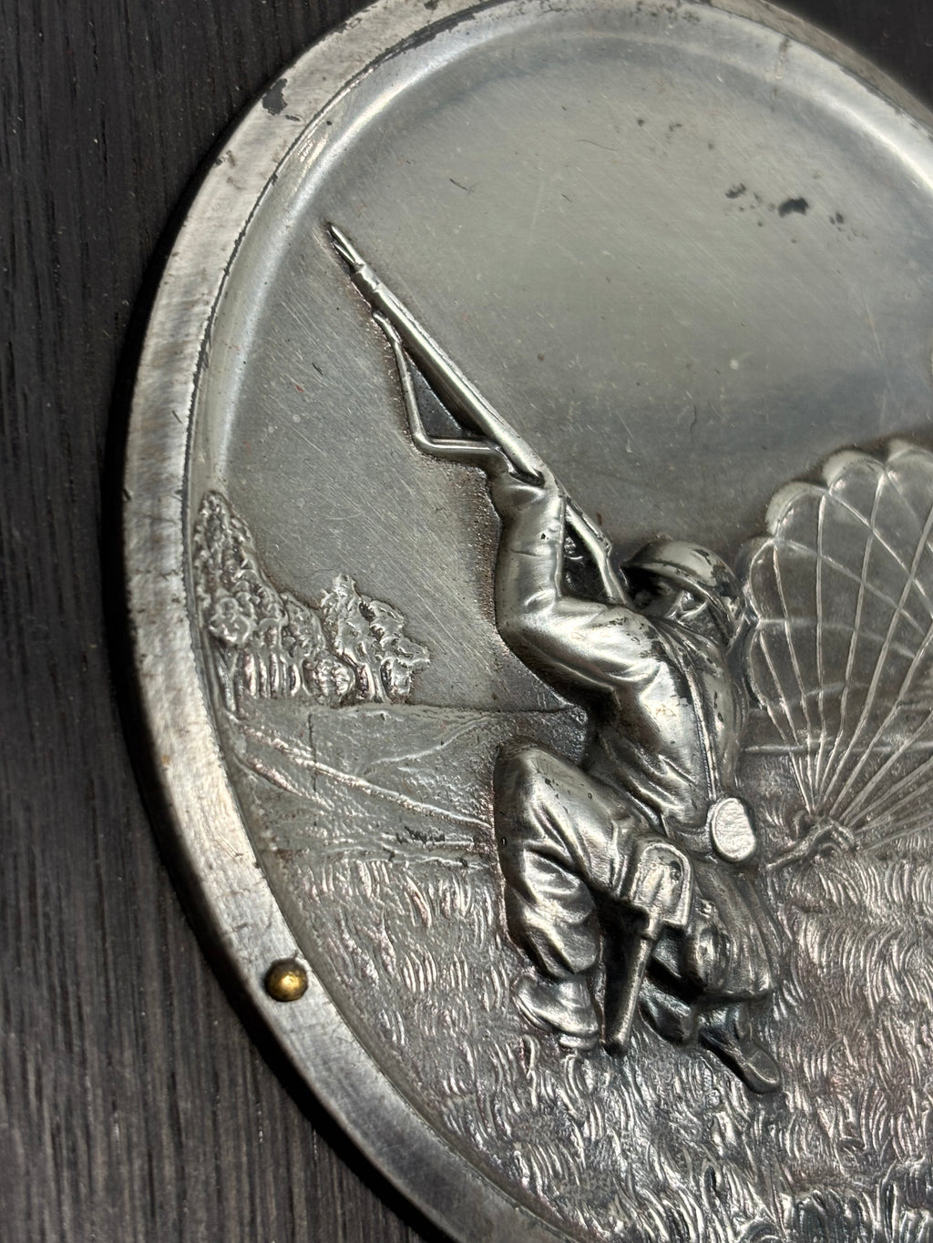 Originele Duitse WW2 Fallschirmjäger wandplaquette