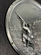 Originele Duitse WW2 Fallschirmjäger wandplaquette