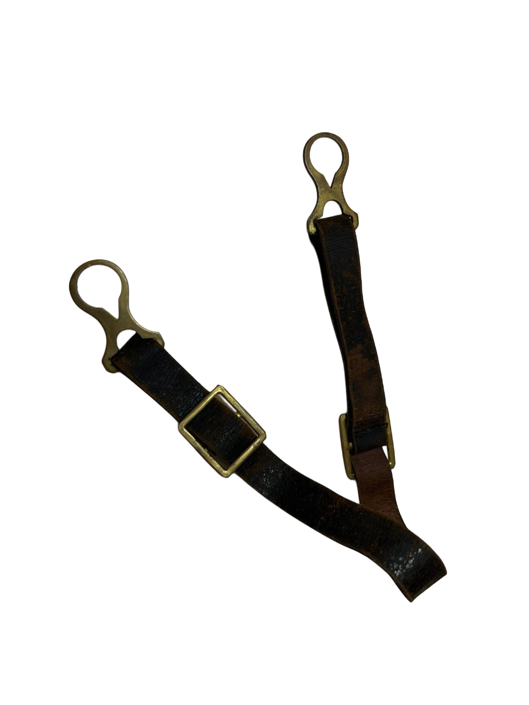 sangle de casque en cuir Pickelhaube