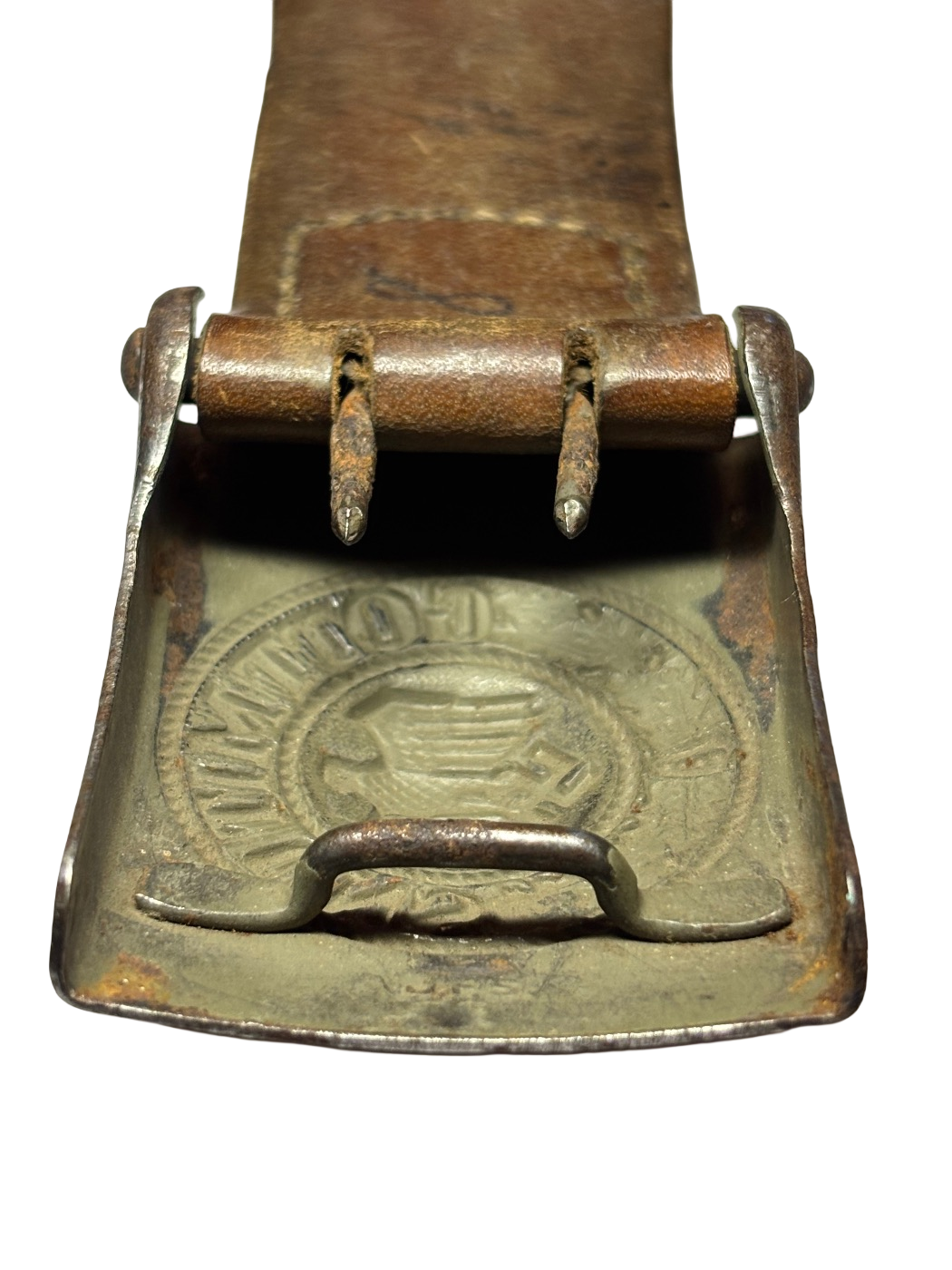 Duitse Wehrmacht koppelslot met leertje 1941