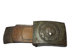German Wehrmacht belt buckle with leather strap 1941